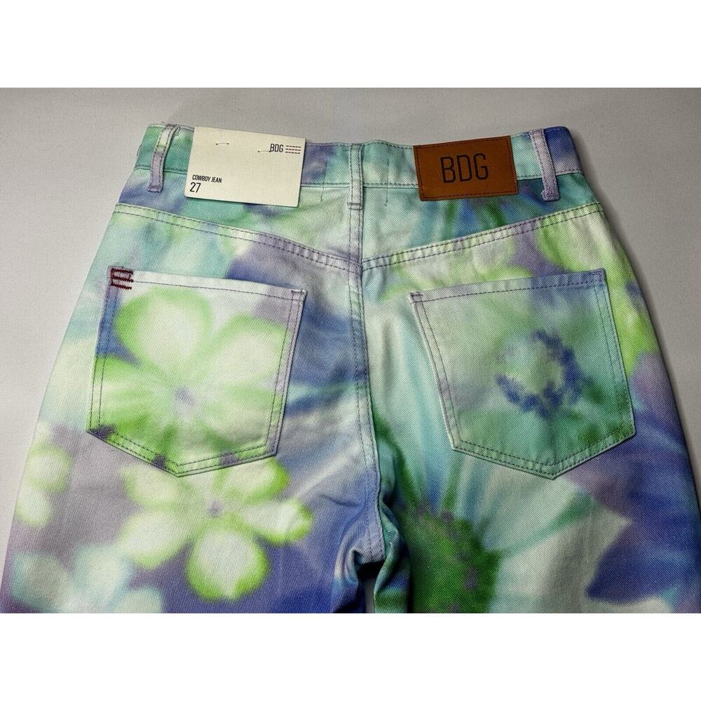 NWT BDG Urban Outfitters Women’s Tie Dye Cowboy Jeans - Size 27x28.5* - Picture 4 of 12